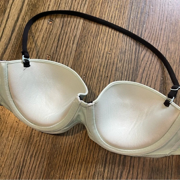 Victoria’s Secret blue metallic multi-way strap swimsuit bra size 34B - Picture 5 of 5